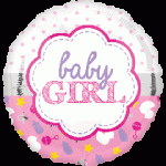 1x Foil Helium Balloon – Baby Girl